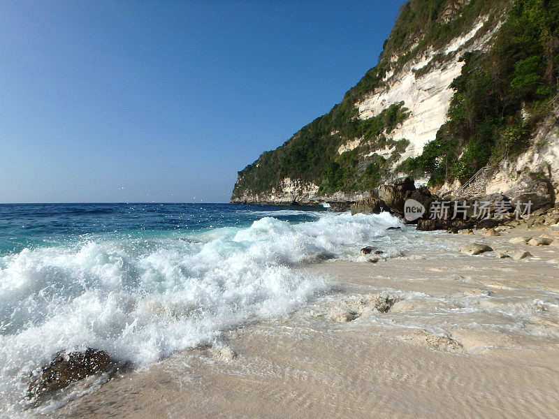 Suwehan海滩，Nusa Penida，印度尼西亚巴厘岛